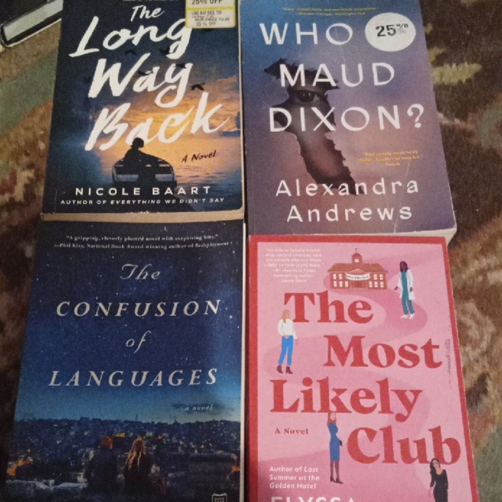 Set Of 4 Paperback Books- New/Lightly Used